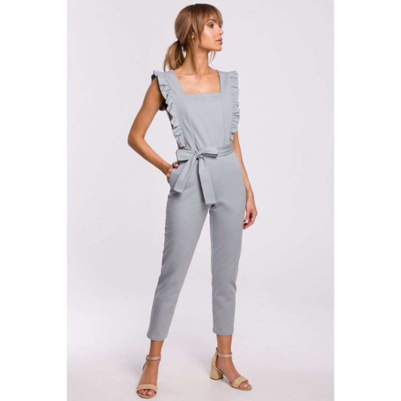 M507 Kombinezon z falbankami - kolor gołębi