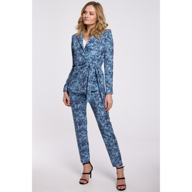 K054 Żakiet wiązany na boku - model 1