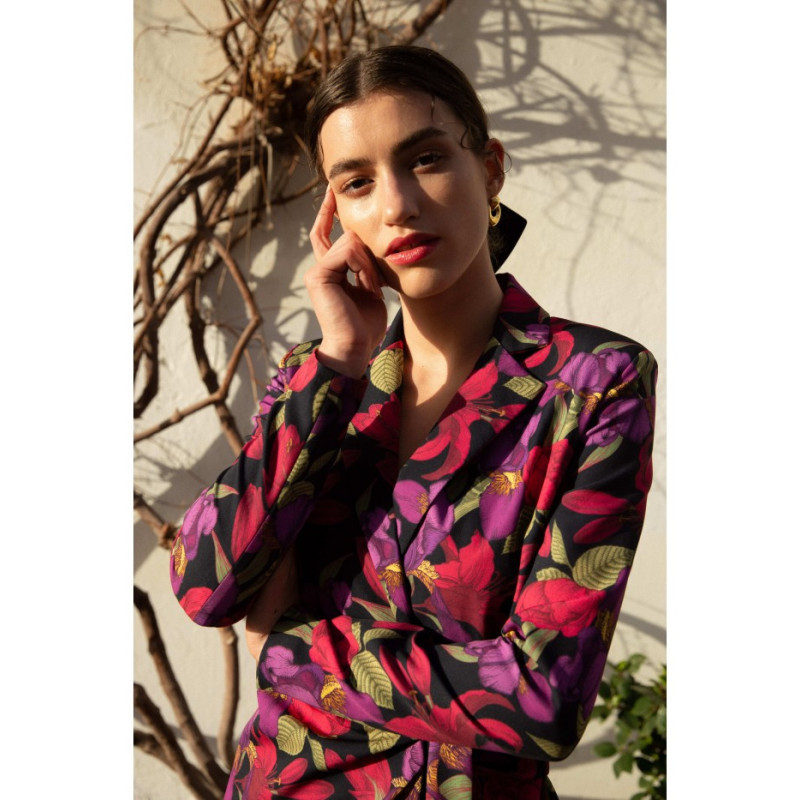 K054 Żakiet wiązany na boku - model 2