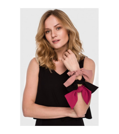 K067 Gumki do włosów z kokardą - zestaw 1 (3 szt.)