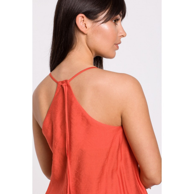 B155 Kombinezon z odkrytymi ramionami - pomarańczowy