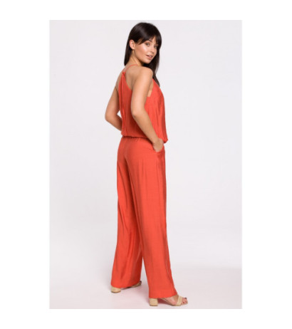 B155 Kombinezon z odkrytymi ramionami - pomarańczowy