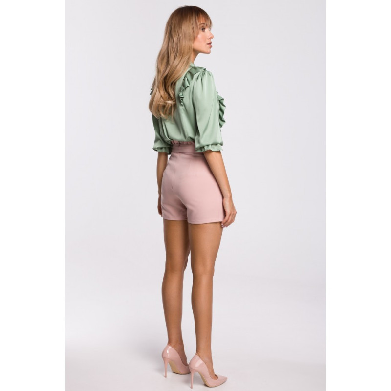 M515 Spódnico-spodnie szorty - pudrowe