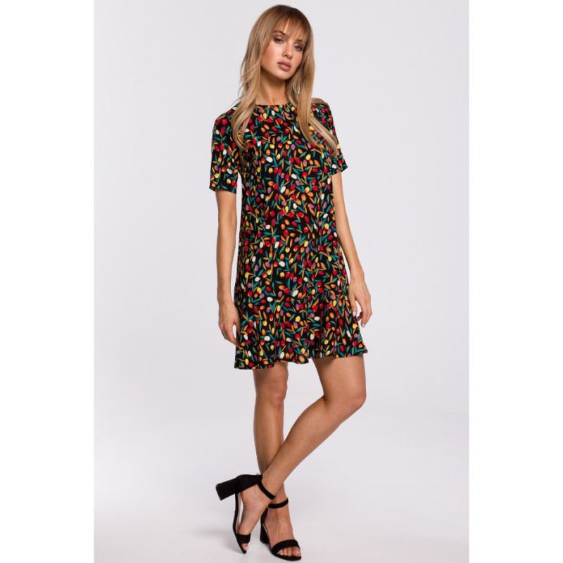 M520 Sukienka z dekoltem na plecach - model 6