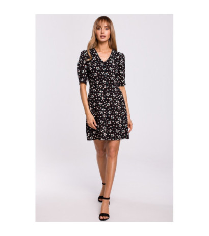 M522 Sukienka mini z krótkimi rękawami - model 8