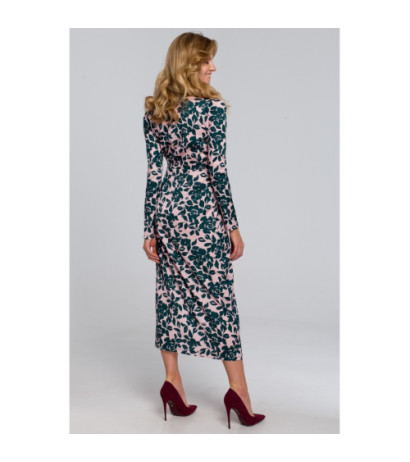 K083 Sukienka kopertowa maxi - model 3