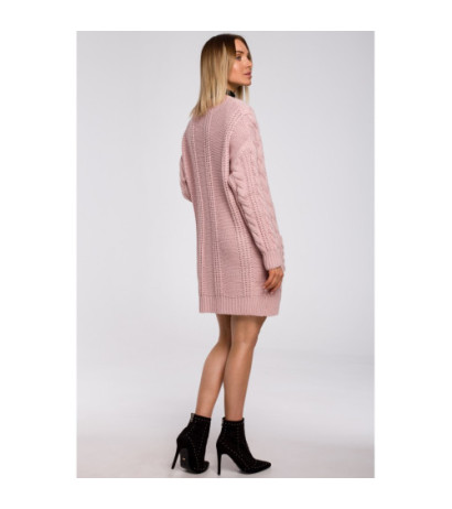 M555 Kardigan niezapinany - różowy