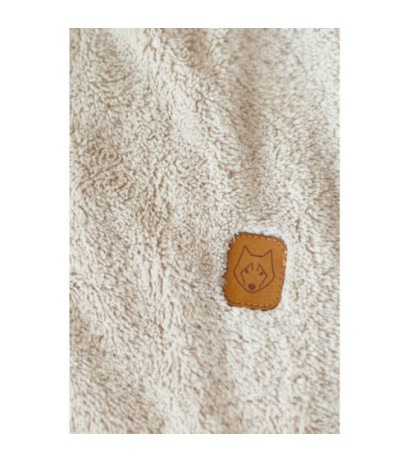 LA004 Pluszowe spodnie joggersy - cappuccino