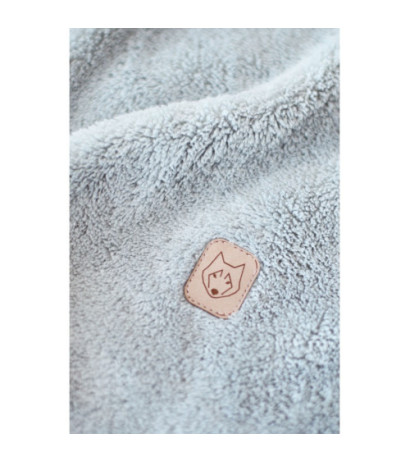 LA004 Pluszowe spodnie joggersy - popielate