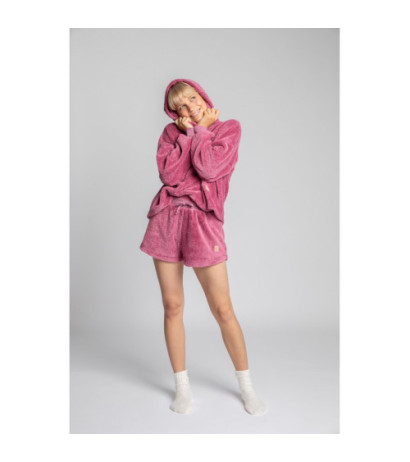 LA005 Pluszowe szorty - wrzosowe