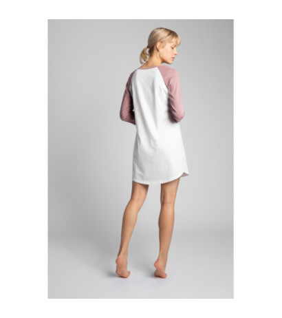 LA018 Bawełniana koszula nocna - ecru