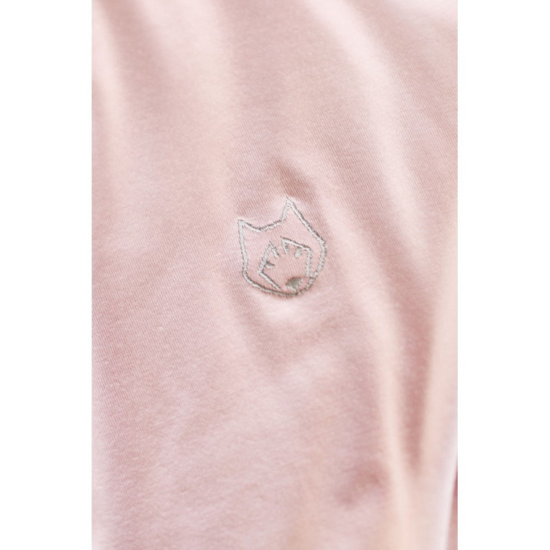 LA023 Top do spania bez rękawów z falbankami - różowy