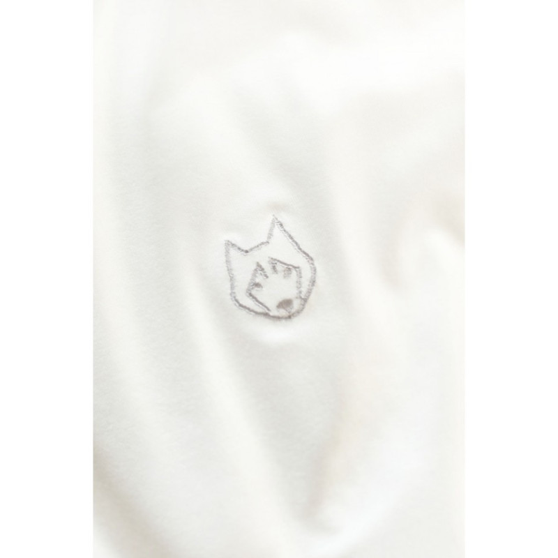 LA030 Koszula nocna z falbankami - ecru