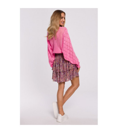 M577 Spódnica Z Dwóch Falban - model 2