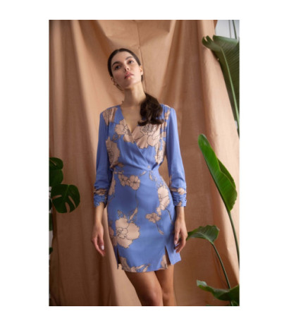 K096 Sukienka z kopertową górą - model 1