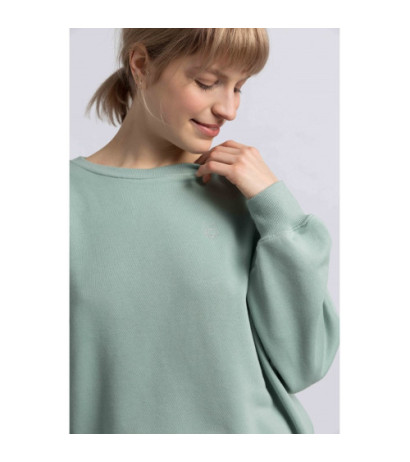 LA057 Bluza z wilkiem - miętowa