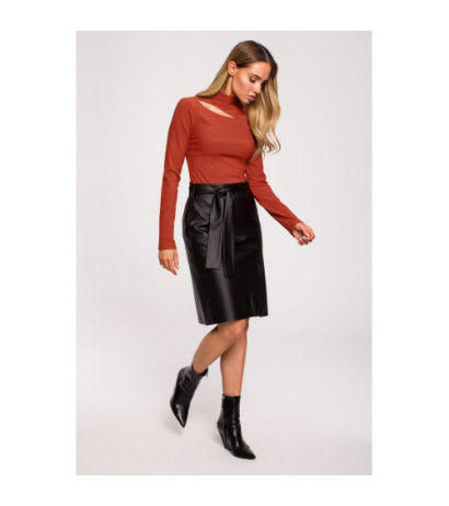 M608 Golf z wycięciem - ceglasty