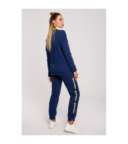 M620 Bluza z logo GOOD VIBES - atramentowa