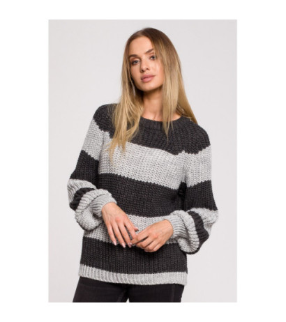 M632 Sweter w pasy - model 1