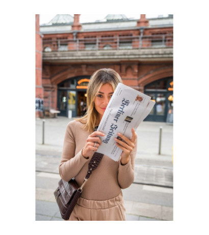 B209 Body z rozcięciem na plecach - orzechowe