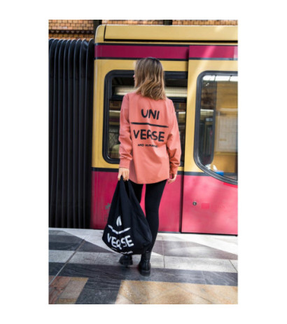 B212 Longsleeve UNISEX z nadrukiem - ceglasty