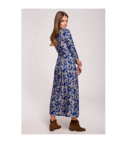 K117 Sukienka maxi zapinana na guziki - model 2