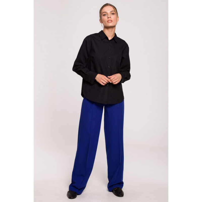 S276 Koszula klasyczna - czarna