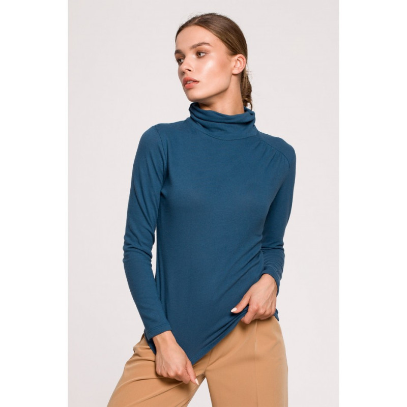 S278 Golf z marszczeniem na boku - morski