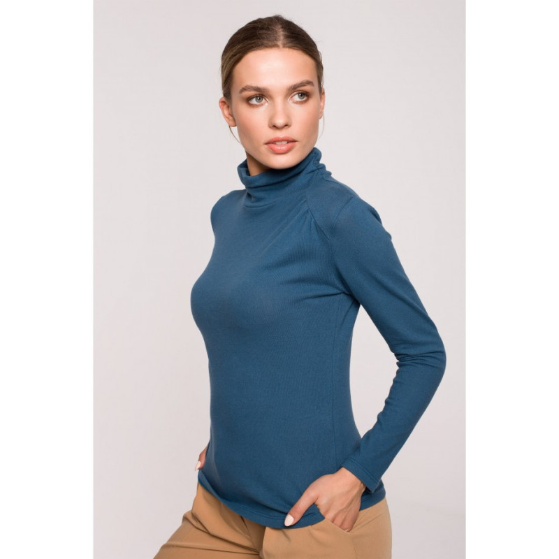 S278 Golf z marszczeniem na boku - morski