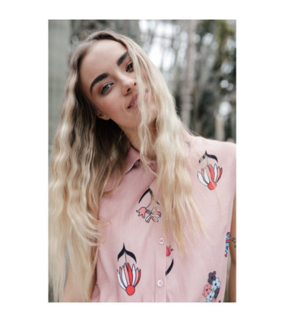 B229 Kombinezon z wiskozy z nadrukiem - model 1