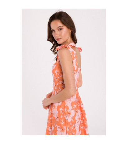 K134 Sukienka z wiązanymi ramiączkami - model 1