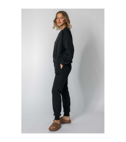 LA111 Bluza ze ściągaczami - czarna