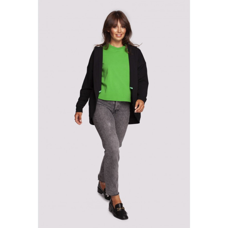 B235 Narzutka z zaokrąglonymi brzegami - czarna