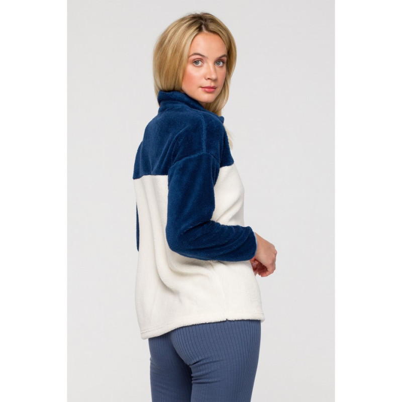 LA115 Pluszowa bluza na zamek - model 4