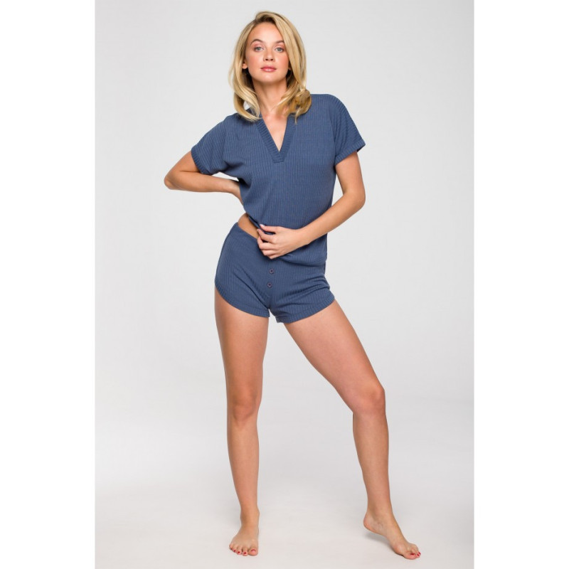 LA121 Szorty do spania - niebieskie