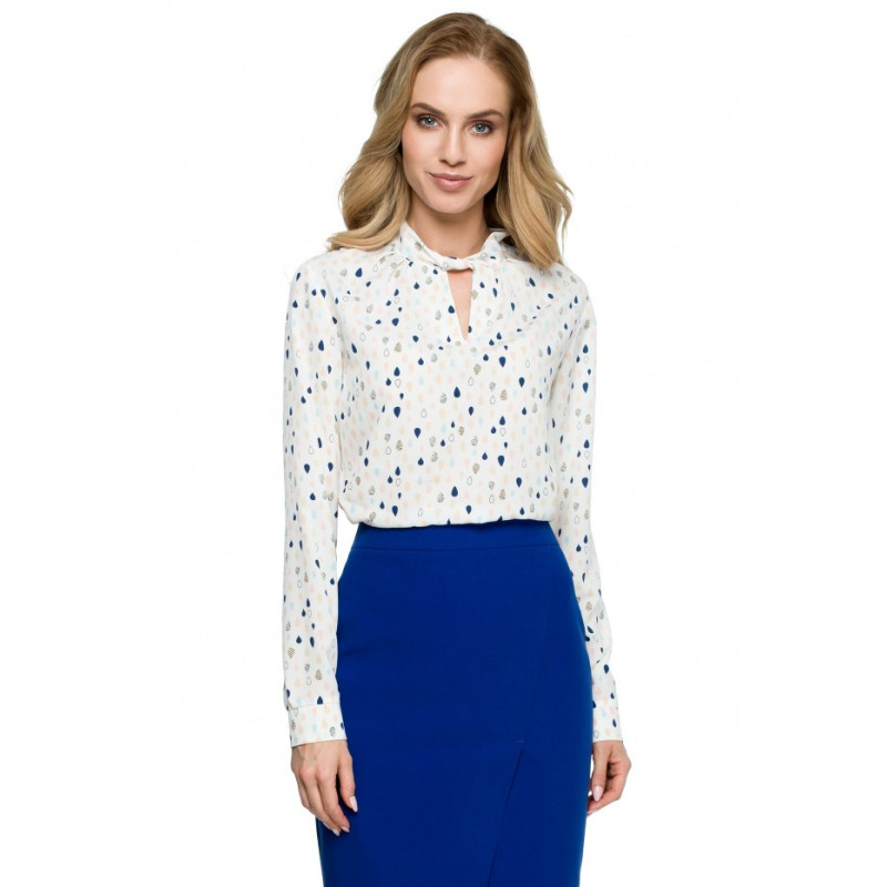 S125 Kobieca bluzka z nadrukiem - model 3