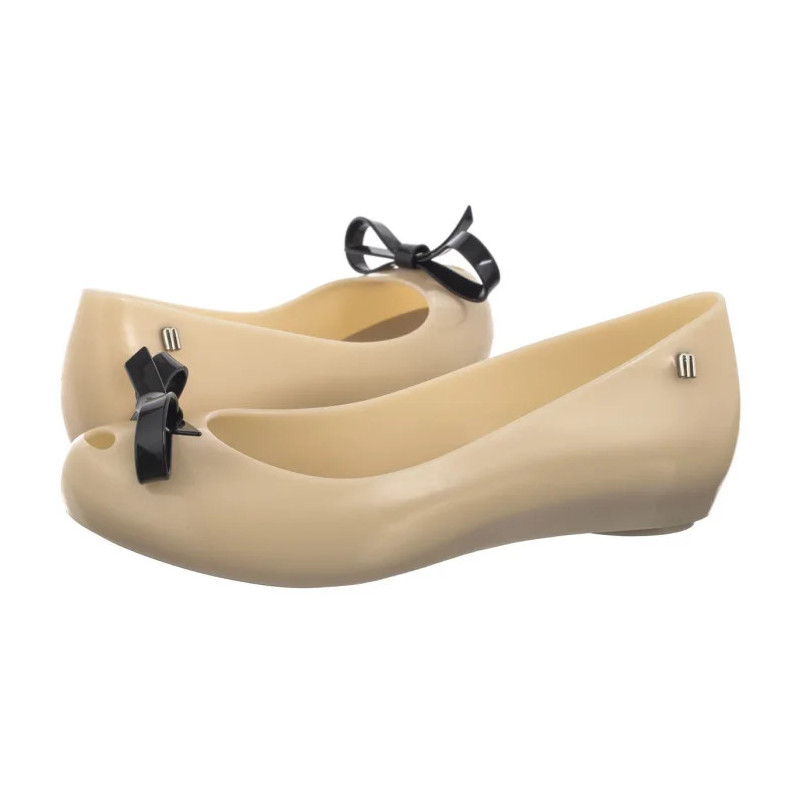 Melissa Ultragirl Bow III AD 33891/AM782 Beige/Black (ML326-b) ballerinas