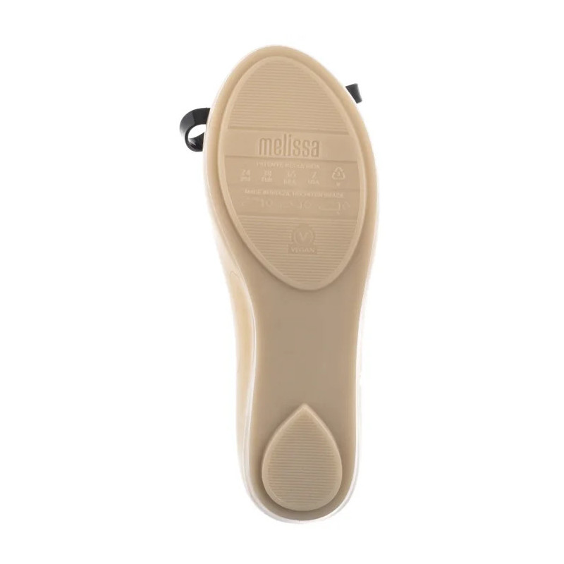 Melissa Ultragirl Bow III AD 33891/AM782 Beige/Black (ML326-b) ballerinas