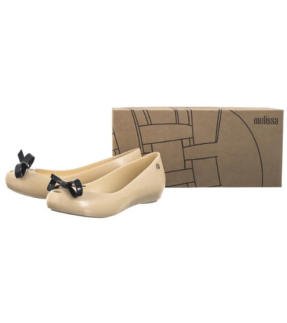 Melissa Ultragirl Bow III AD 33891/AM782 Beige/Black (ML326-b) ballerinas