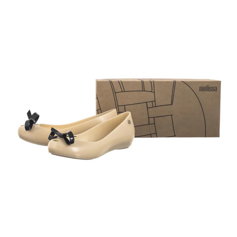 Melissa Ultragirl Bow III AD 33891/AM782 Beige/Black (ML326-b) ballerinas