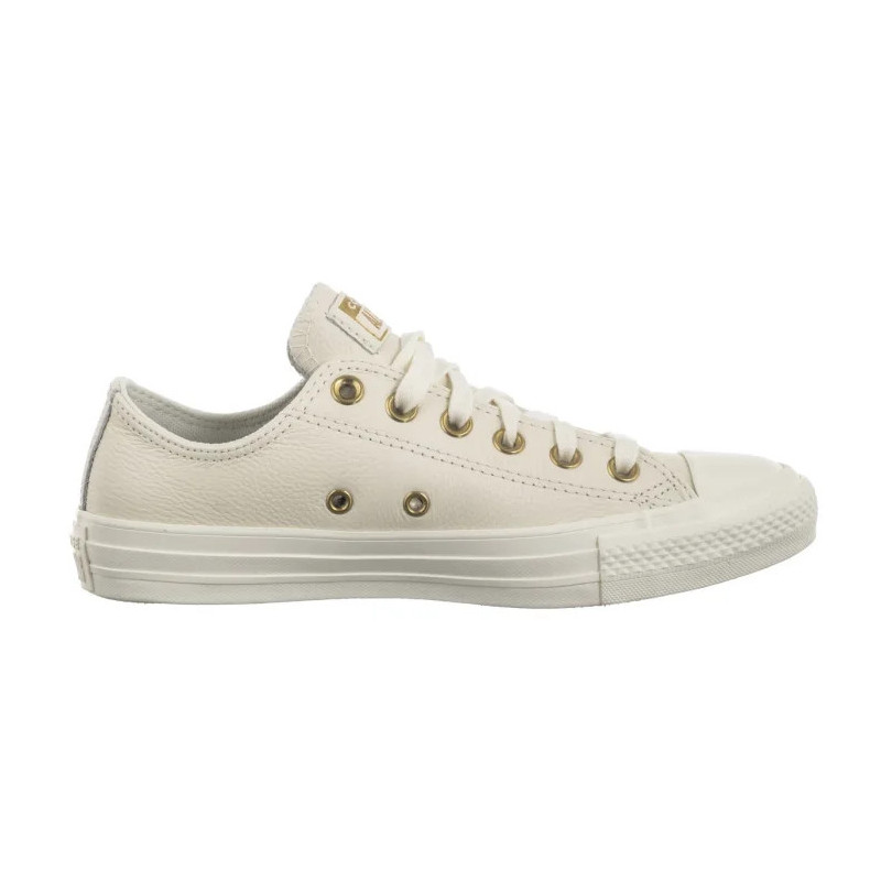 Converse CTAS Ox Egret/Egret/Gold A13814C (CO744-a) shoes
