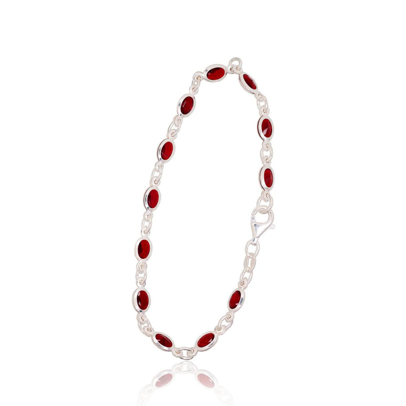 Silver bracelet 2600426_CZ-DR, Silver 925°, Zirkons