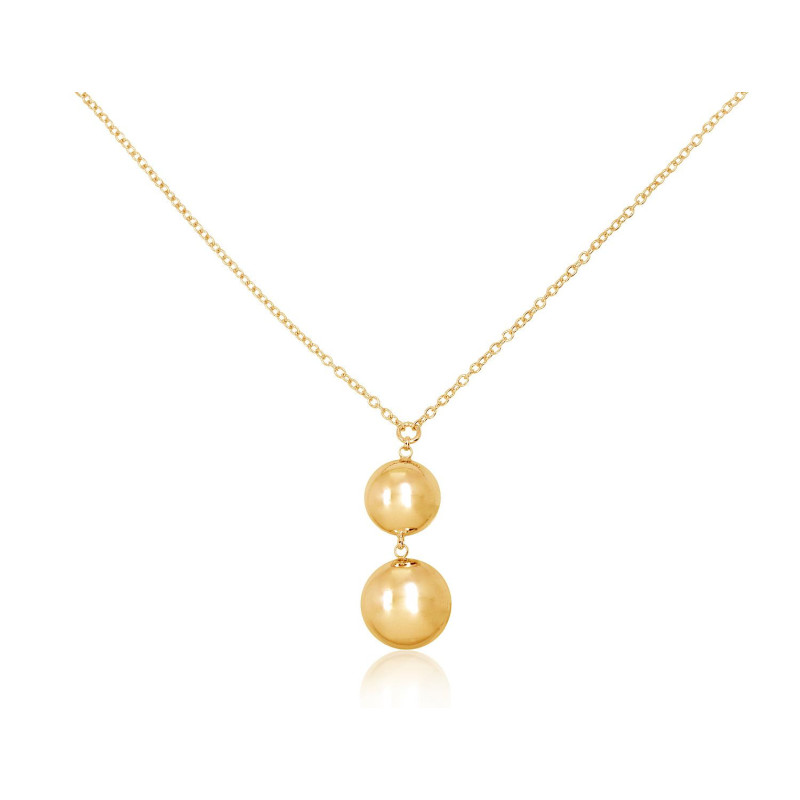 Silver necklace 2500143(PAu-Y), Silver 925°, yellow gold (Plating)