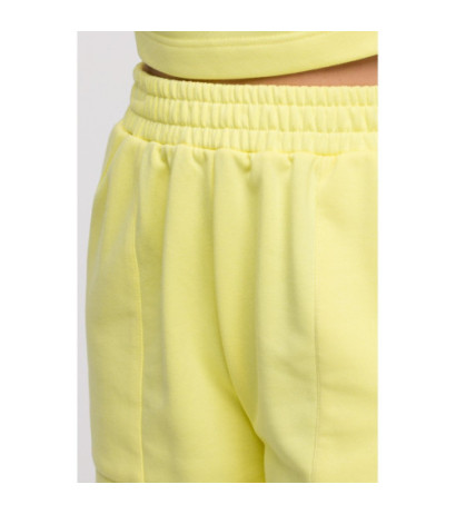 B295 Szorty z kieszeniami - cytrynowe