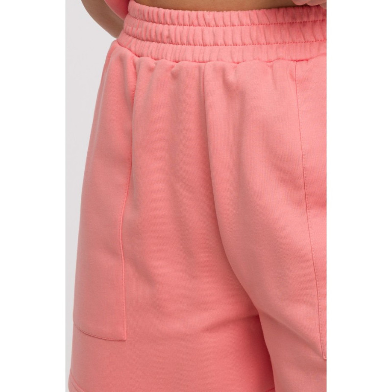 B295 Szorty z kieszeniami - koralowe