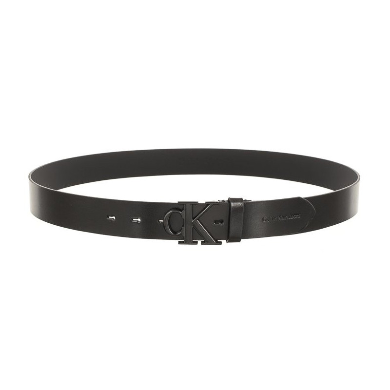 Calvin Klein Round Mono Pl Lthr Sm Belt 35mm Black K50K511154 BDS (CK337-a) belt