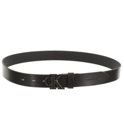 Calvin Klein Round Mono Lthr Belt 30mm Black K60K611247 BDS (CK343-a) belt
