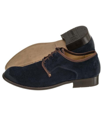 FLY London West Oil Suede Navy P141855009 (FL17-b) shoes