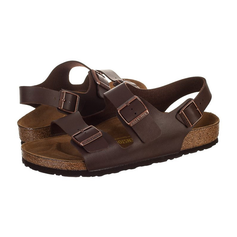 Birkenstock Milano Dark Brown 034701 (BK9-a) sandals