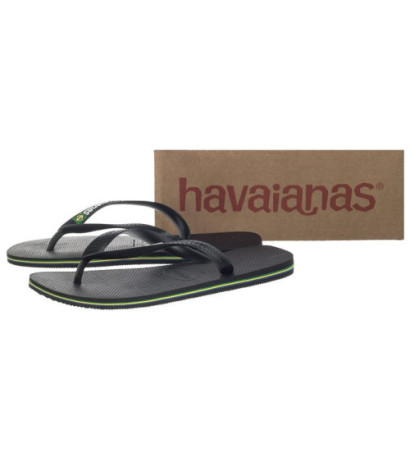 Havaianas Brasil Logo FC Black 4110850-1069 (HI1-s) flip flops